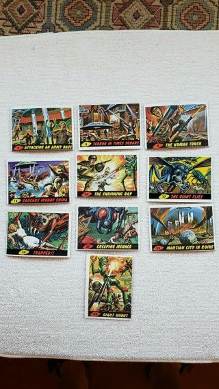 1962 Topps Mars Attacks Card Complete Set of 55 Cards 8