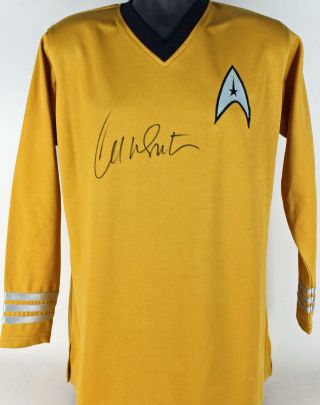 William Shatner Autographed Captain Kirk Star Trek Uniform (beckett Authentic)