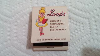 Old Vintage Matchbook Loop 