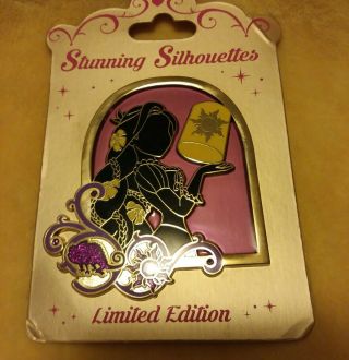 Rapunzel Stunning Silhouette Jumbo Pin Le 300 Disney Store Tangled Limited.