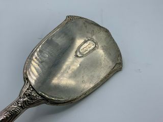 . 925 Vintage Ornate Sterling Silver Vanity Mirror 13 1/4 