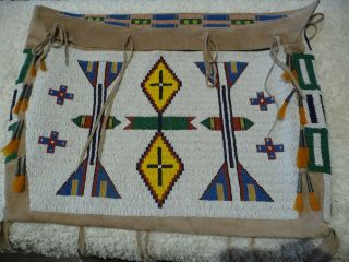 Sioux Beaded Possibles/tepee Bag