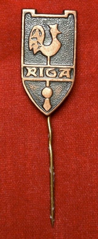 Vintage Riga Latvia Pin -