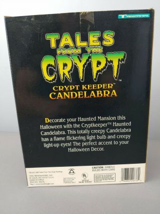 Vintage Tales From The Crypt Cryptkeeper Light Up Candelabra 1996 Trendmasters. 4