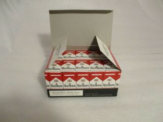Mini Marlboro Cigarette Boxs Wood Stick Matches | Full Box Of 50 | Vintage