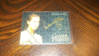 Roxanne Mckee Doreah 2019 Game Of Thrones Inflexions Auto Autograph Gold