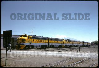 Orig 1959 Slide - Denver & Rio Grande Western D&rgw F7 5761 Alamosa Colorado Co