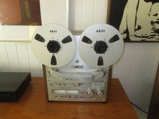 AKAI GX - 646 REEL TO REEL SERVISED W/ ASSESSORIES 10 OUT OF 10 3