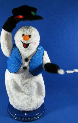 Gemmy Spinning Snowflake Animated Snowman Sings Dances Snow Miser w/ Box 4