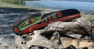 Pacific Northwest Coast Native Art - By Morris Johnny 28 "