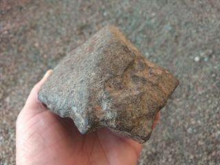 Nwa Chondrite Oriented Complete Stone Meteorite 1407 Gr.  1.  4 Kilo