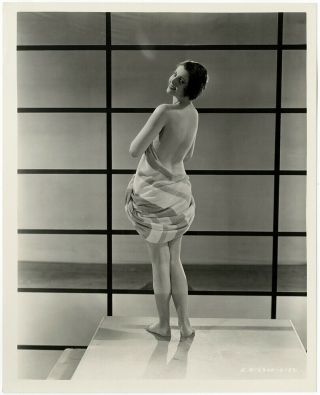 Pre - Code Goldwyn Girl Nadine Dore 1931 Vintage Palmy Days Wild Pin - Up Photograph