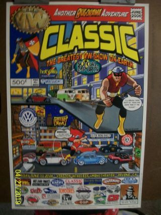 Vw Classic - The Greatest Vw Show On Earth Event Poster - June 2006 (volkswagen)