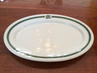 Canadian Pacific Railway Cpr Limoges Oval Serving Plate 15’’1/2