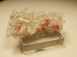 Colorado Rhodochrosite and Quartz Specimen Sweet Home Mine Collectors Piece 3