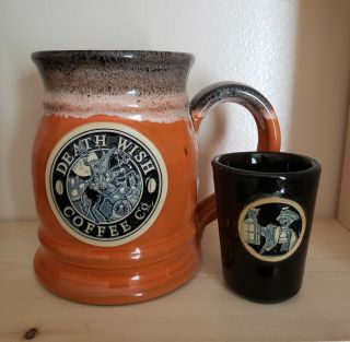 2015 Deatwh Wish Coffee Headless Horseman With Shot Glass 1970/3,  000