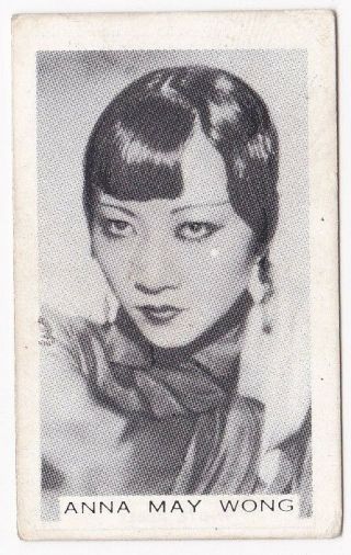 Anna May Wong Card 35 From Premium Tobacco Manufactures Ltd.  London 1936