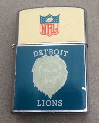 Detroit Lions Lighter Nfl Properties 1963 Football Vintage