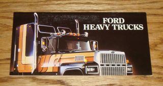 1984 Ford Heavy Truck Sales Brochure 84 F Ln C L - Line Ltl - 9000 Cl - 9000