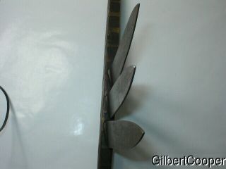 FINE SIOUX 3 KNIFE GUNSTOCK WAR CLUB - - Circa 1850 ' s X - GILBERT COOPER 7
