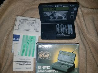 Vintage Sony Icf - Sw12.  Worldband Shortwave Receiver