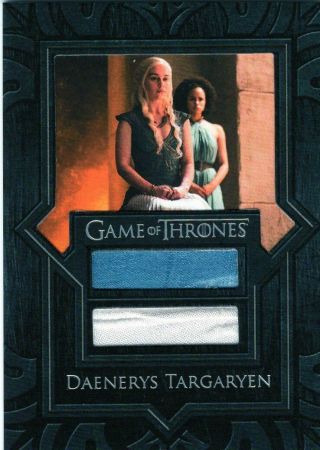 Game Of Thrones Season 7 - Relic Card Vr6 Daenerys Targaryen 