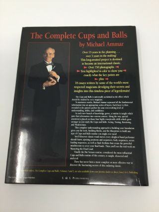 The Complete Cups and Balls by Michael Ammar Magic Book - 1st Edition Close - Up OOP 2