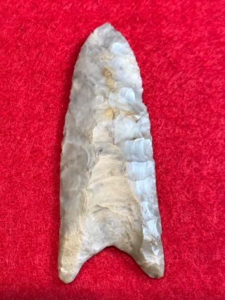 Authentic Paleo Clovis Arrowhead Southern Illinois