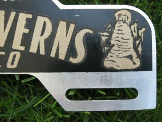 Vintage License Plate Topper Carlsbad Caverns National Park Mexico 1940 ' s 3
