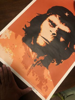 1999 Limited Edition Signed SSUR Planet of the Apes Rebel Che Guevara Poster 4
