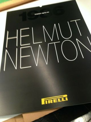 Pirelli Cal Calendar Calender 2014 50th Anniversary Helmut Newton