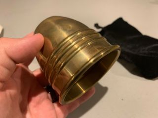 JOHNSON ' S CHOP CUP and Balls Hallmarked Brass Magic Magic Apparatus FOR REPAIR 2