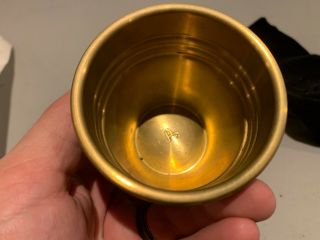 JOHNSON ' S CHOP CUP and Balls Hallmarked Brass Magic Magic Apparatus FOR REPAIR 3