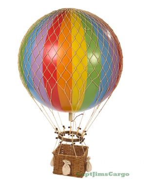 Xl Hot Air Balloon Rainbow 17 " Hanging Aircraft Ceiling Home Decor