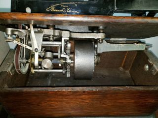 Edison Home Phonograph w/horn & rebuilt C reproducer - Great 11