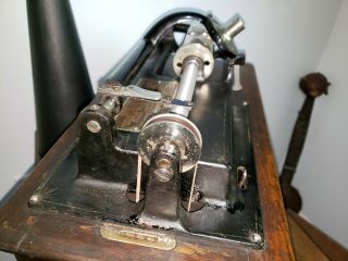 Edison Home Phonograph w/horn & rebuilt C reproducer - Great 3