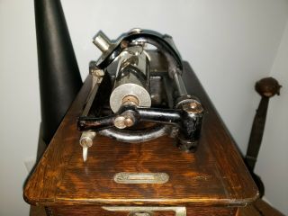 Edison Home Phonograph w/horn & rebuilt C reproducer - Great 5