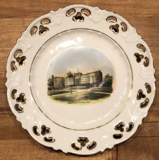 In Indiana French Lick Springs Hotel West Baden Souvenir Plate