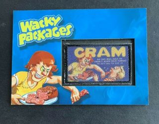 2013 Topps Wacky Packages Ans11 Rare Cram Patch Card