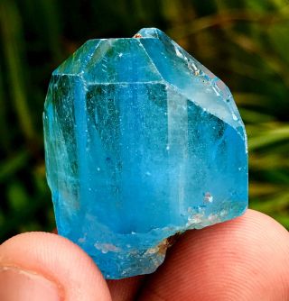 149.  6ct World Class Terminated Swizz Blue Topaz crystal specimen Shigar Mine Pak 2