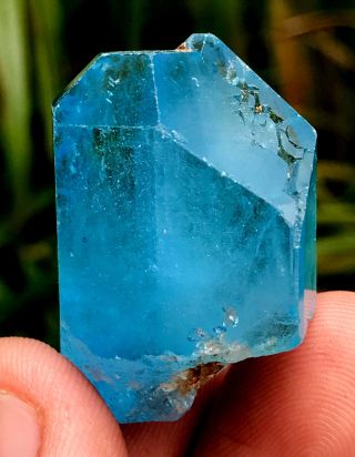 149.  6ct World Class Terminated Swizz Blue Topaz crystal specimen Shigar Mine Pak 3