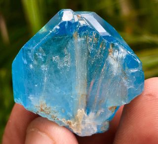 149.  6ct World Class Terminated Swizz Blue Topaz crystal specimen Shigar Mine Pak 5