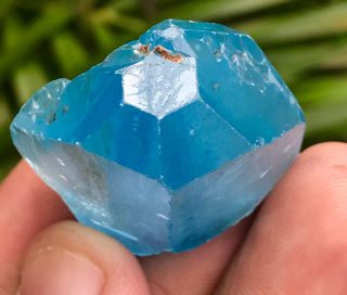 149.  6ct World Class Terminated Swizz Blue Topaz crystal specimen Shigar Mine Pak 6