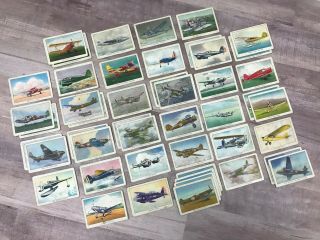49 Wings Cigarettes Modern American Airplanes Cards Rare Series " B " 1941