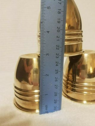 Johnson Products brass cups Hallmarked - Paul Fox style cups and balls Magic 4