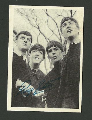 The Beatles John Lennon Paul Mccartney 1960s A&bc Chewing Gum Card 13 Nm/m