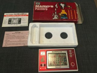 Nintendo Game & Watch Marios Cement Factory Boxed - Unit
