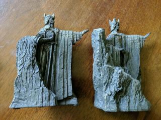 2002 Sideshow/weta Lord Of The Rings Argonath Bookends Lotr Hobbit