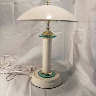 Vintage Touch Lamp Mushroom Table Lamp Atomic Ufo Flying Saucer.  3way.