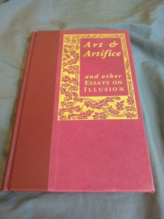 Art & Artifice And Other Essays On Illusion Book Jim Steinmeyer Magic Lmted 750